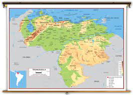 Jocurile noastre geografice care pot fi utilizate atât pe dispozitive desktop cât și pe mobil. Venezuela Altitudine HartÄƒ Harta Venezuela Altitudine America De Sud America