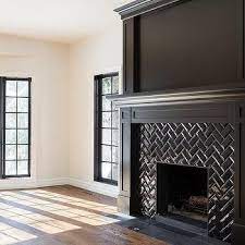 Dark Stained Fireplace Mantle Design Ideas