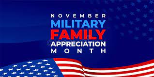 Military Family Appreciation Month. Vector Banner, Poster, Card for Social  Media with the Text November Military Family Stock Vector - Illustration of  appreciation, graphic: 200601958