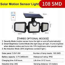 solar led light outdoor motion sensor