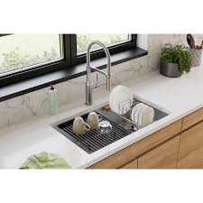 Check spelling or type a new query. Elkay Crosstown Undermount 30 In X 18 50 In Polished Satin Single Bowl Workstation Kitchen Sink In The Kitchen Sinks Department At Lowes Com