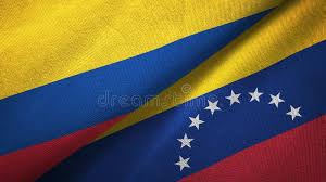 From 1819 to 1831 colombia, ecuador, venezuela and other close territories formed one country known as gran colombia or great colombia (originally república de colombia). Colombia And Venezuela On 3d Map With Flags Stock Illustration Illustration Of Colombia Region 73330211