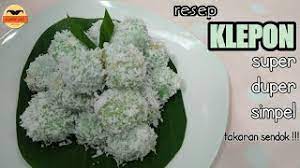 Resep 'klepon tepung beras' paling teruji. Resep Klepon Viral Takaran Sendok Jajanan Tradisional Super Simpel Youtube