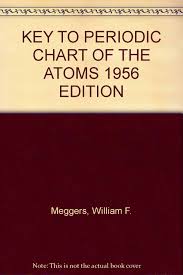 Key To Periodic Chart Of The Atoms 1956 Edition William F