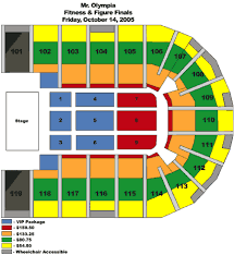 2005 Olympia Seating Charts Orleans Arena