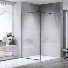 shower wall glass door panels