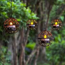 solar lights outdoor hanging lanterns