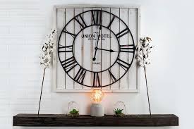 Ships free orders over $39. How To Select The Perfect Farmhouse Wall Clock For Your Style American Art Decor Americanartdecor Com