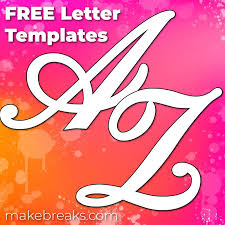 free printable large letters for walls