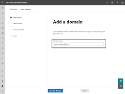 configure a custom domain in office 365