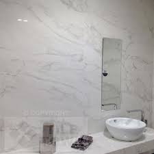 Luni Blanco Marble Effect Bathroom Wall