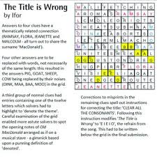 Search for crossword clues found in the daily celebrity, ny times, daily mirror, telegraph and major . Pdf The Penny Drops Investigating Insight Through The Medium Of Cryptic Crosswords