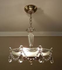 vintage chandelier crystal beaded d