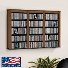 Media Storage Cabinet Wall Mounted Dvd