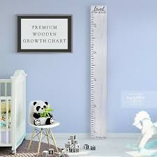Wooden Growth Chart Giant Ruler For Kids Wood Height Board