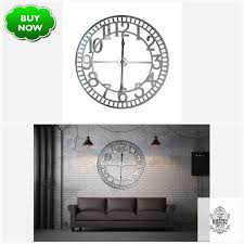 Metal Wall Clock Farmhouse Wall Clocks
