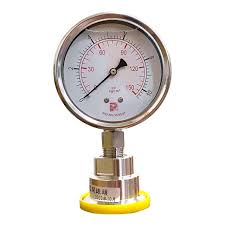 tri cl diaphragm seal pressure gauge