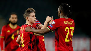 Watch below (and for more videos click here): Belgium 8 0 Belarus Trossard And Vanaken Score Twice As Martinez S Men Run Riot