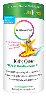Rainbow Light Kids One Multivitamin Mineral Fruit Punch 90 Chewable Tablets Vitacost