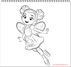 Dazzle and poppy from butterbeans cafe coloring page. Coloring Book Pdf Download