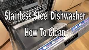 how to clean the inside of a dishwasher