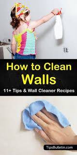 Rub that sponge vertically down the wall, working one section at a time. 11 Amazingly Easy Ways To Clean Walls