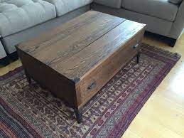 Handmade Lift Top Coffee Table By M