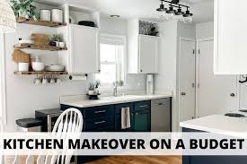 small kitchen makeover on a budget