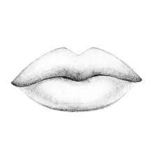 how to draw realistic lips step by step