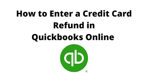 credit card refund in quickbooks