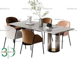 dining table and chair 3d models 3d