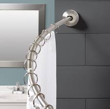 Permanent Mount Curved Shower Rod