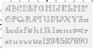 Free Alphabet Cross Stitch Chart
