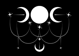 premium vector triple moon religious