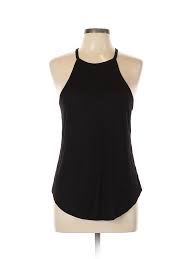 Details About Bozzolo Women Black Sleeveless Top L
