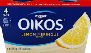 oikos lemon meringue yogurt 4 ct
