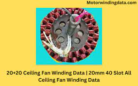20 20 ceiling fan winding data