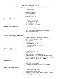 Resume Format For College Students Student Resume Examples Graduate