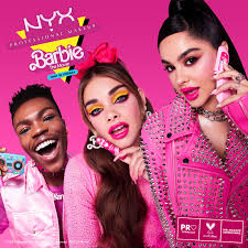 the nyx cosmetics x barbie collection