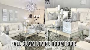 glam fall living room tour luxe