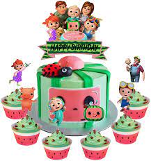 Our cake toppers have a useful shelf life of 9 months. Amazon Com Set Of Acrylic Cocomelon Happy Birthday Cake Topper Cocomelon Cake Topper Cocomelon Nursery Rhymes Party Decoration Supplies Kids Party Favor 7pcs Home Kitchen