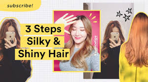 3 simple steps to get silky shiny hair