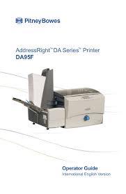 Addressright Da Series Printer Da95f Operator Guide