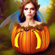 giant fairy princess pumpkin queen