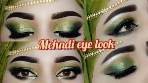 mehndi bride eye makeup tutorial step