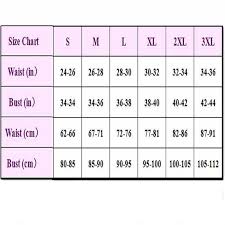 Shapewear Size Chart Kids Shoe Stores Canada