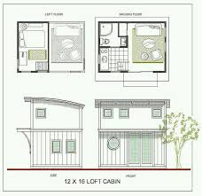 Loft Cabin Tiny House Floor Plans