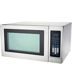 Oster 1 3 Cubic Foot 1000w Convection Microwave With Grill Feature Qvc Com