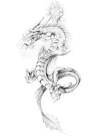dragon tattoo stock photos royalty