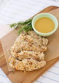 I also leave the pecan mixture the same for two servings and 1 1/2 times it for four. Air Fryer Everything Chicken Fingers With Honey Mustard Dip Recipe Food Recipes Honey Mustard Dip